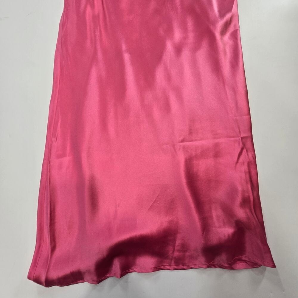 The Sei One Shoulder Cut Out Gown in Flamingo Size 10 - Picture 11 of 15